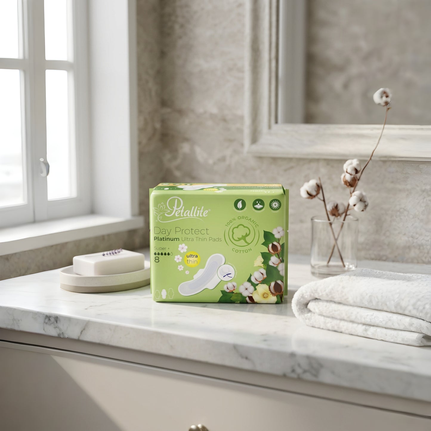 Petallite Organic Day Protect Pads - Lab Verified Safety