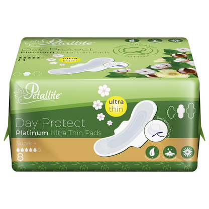 Petallite Organic Day Protect Pads - Lab Verified Safety