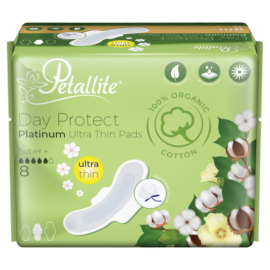 Petallite Organic Day Protect Pads - Lab Verified Safety
