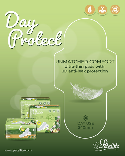Petallite Organic Day Protect Pads - Lab Verified Safety